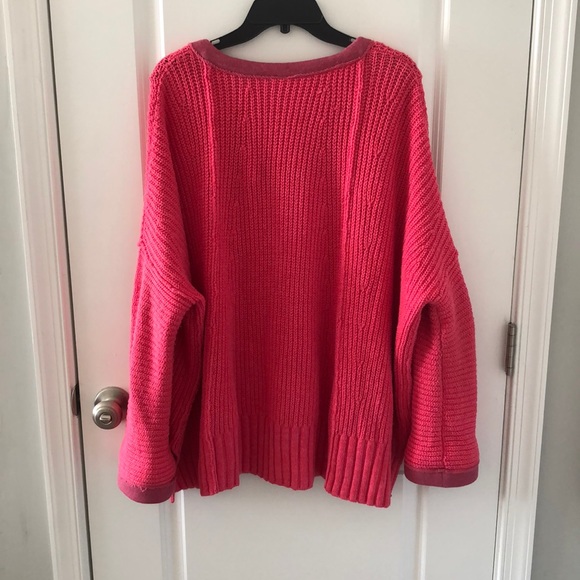 Free People Take Me Over VNeck Sweater - Picture 3 of 5